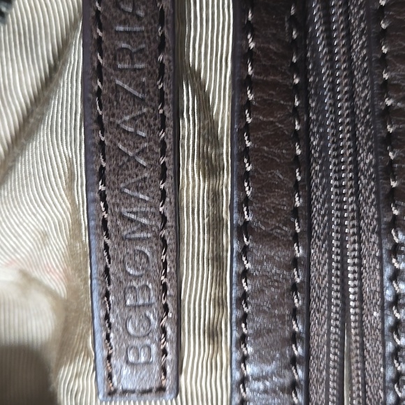 Bcbg Large Leather Duffle Bag - Picture 5 of 11